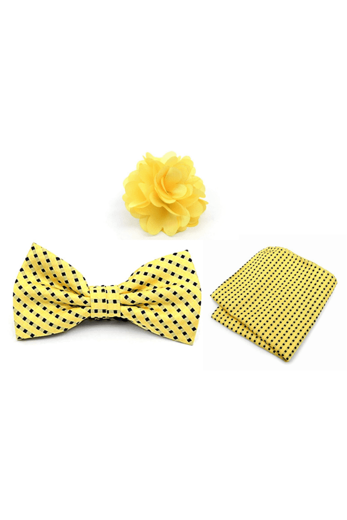 Corbata Michi con Pañuelo y Pinflower - PMC 104