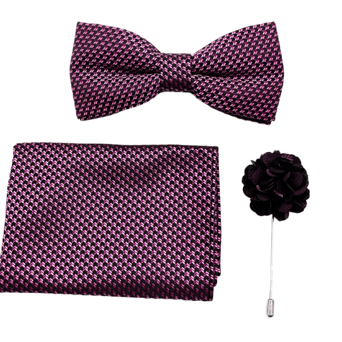 Corbata Michi con Pañuelo y Pinflower - PMC 196